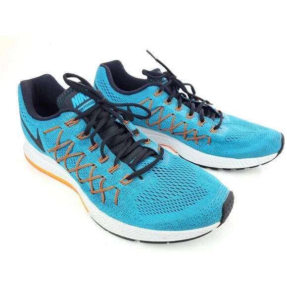 Nike Air Zoom Pegasus 32 Men's Size 14 Blue Athletic Running Shoe 749340-400 - Picture 4 of 10